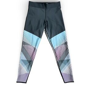 Ultracor Leggings Size L Geometric Print High Waist Athletic Activewear‎